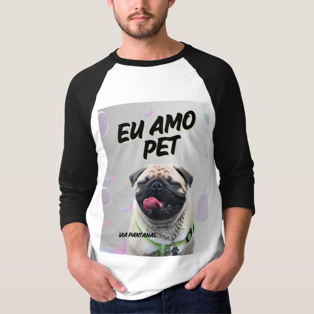 T-SHIRT CAMISETA MASCULINA PET (Devant)