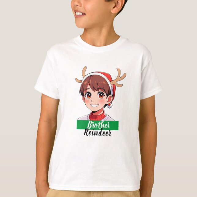 T-shirt Camiseta navideña personalizada (Devant)