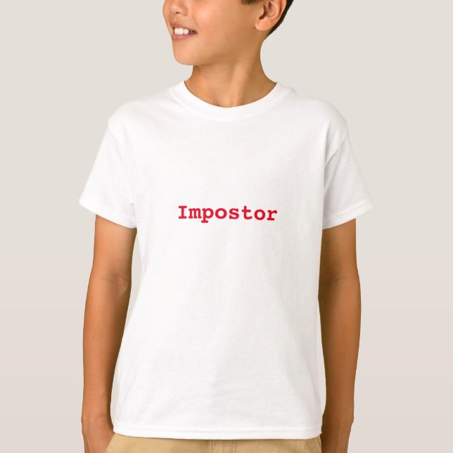 T-shirt Camiseta niño Among Us Impostor (Devant)