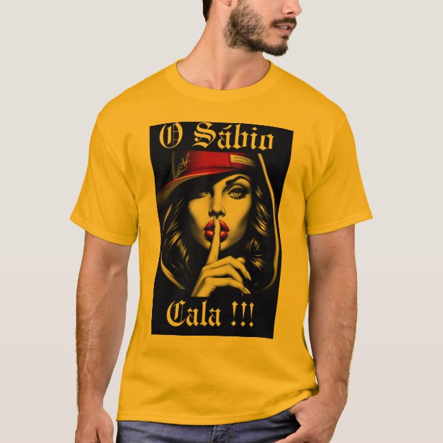 T-shirt Camiseta O Sábio Cala (Devant)