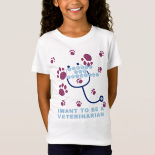 T-Shirt Camiseta Oubliez la princesse Je veux être un vété