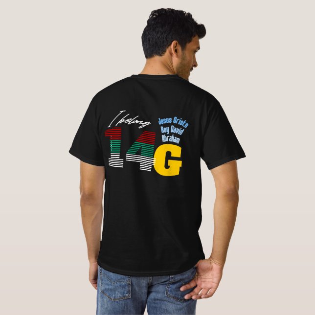T-shirt Camiseta para hombres con mensajes biblicos (Dos entier)