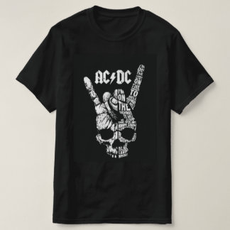 T-shirt Camiseta preta  AC DC