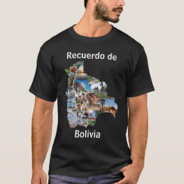 T-shirt Camiseta recuerdo de Bolivia