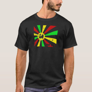 T-shirt Camiseta reggae estilo bandeira 