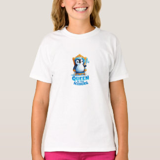 T-shirt Camiseta reina pingüina