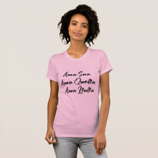 T-shirt Camiseta rosa moda mujer