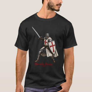 T-shirt Camiseta templario - Non nobis, Domine