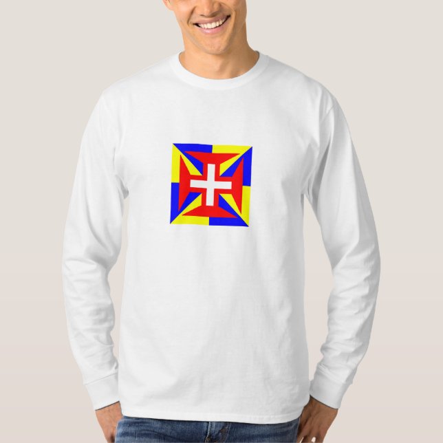 T-shirt Camisia Longa Alba de Suprema Militia Christi (Devant)