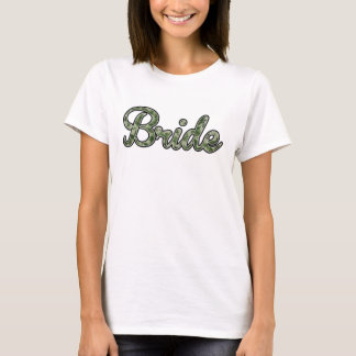 T-shirt Camo Bride