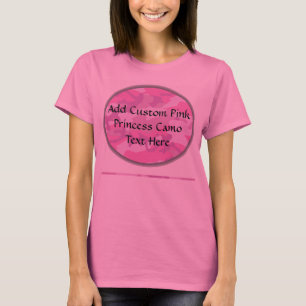 T-shirt Camoflauge rose