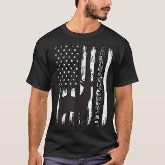T-shirt Camouflage Deer Chasse Cadeaux Hommes Papa Chasseu