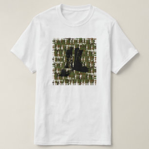 T-shirt Camouflage des Forces Armées Arme à feu Camouflage