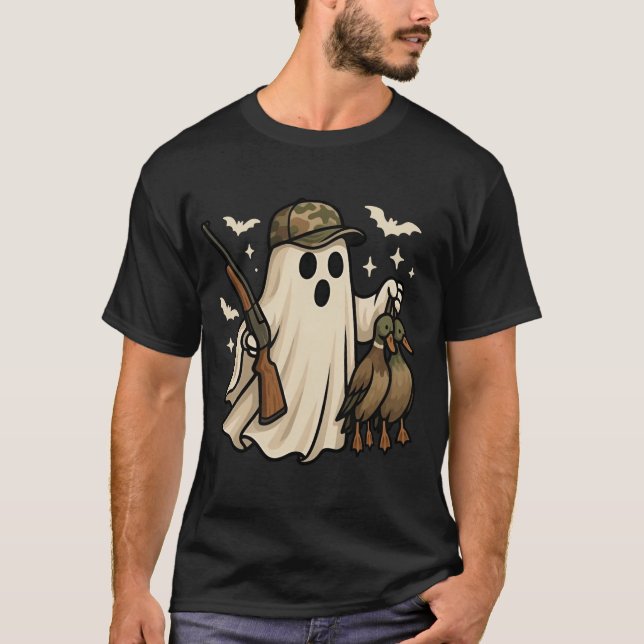 T-shirt Camouflage fantôme de chasse au canard (Devant)