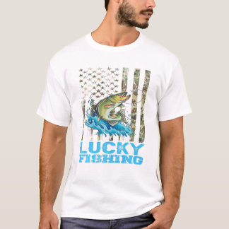T-shirt Camouflage Military USA American