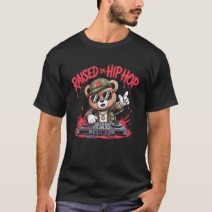T-shirt Camouflage Rappeur Teddy Bear Camo 80s Old School