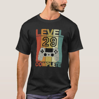 T-shirt Camouflage Retro Jeu Kontroller Niveau 29 Comple