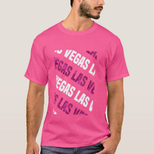 T-shirt Camouflage rose Motif Las Vegas