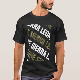 T-shirt Camouflage vert du Motif Camo Sierra Leone