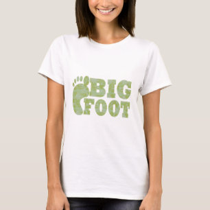 T-shirt Camouflage vert Texte Bigfoot