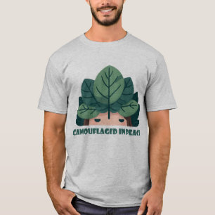 T-shirt Camouflé dans la paix – Amateur de plantes introve