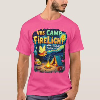 T-shirt Camp 2025 Vbs Camp Firelight Camp Vacation Bible S