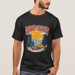 T-shirt Camp Bach Bride Squad 2025 Camping Rétro Bachelore