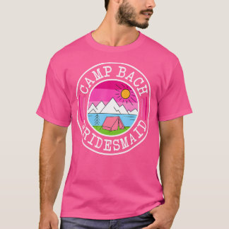 T-shirt Camp Bach Bridesmaid Brigade Camping Bachelore