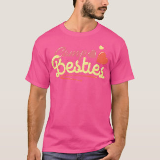 T-shirt Camp Besties Citation Nature Vacances aventure Cam