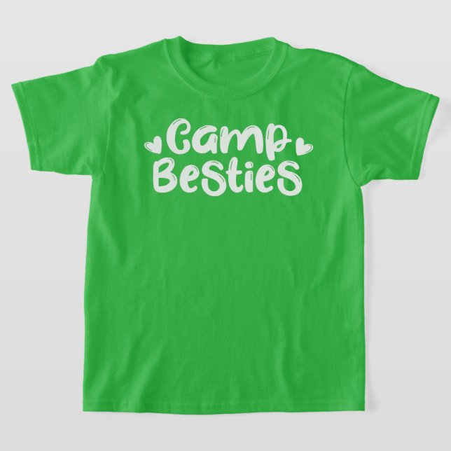 T-shirt Camp Besties Meilleur Ami Camper Été Fille Camper (Poser)