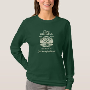 T-shirt Camp célibataire dernier sentier avant le voile