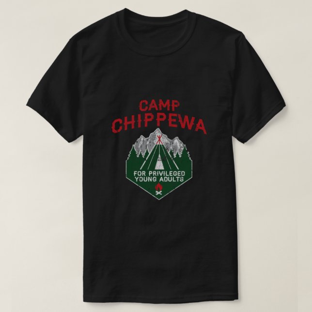 T-shirt Camp Chippewa - Les valeurs familiales d'Addam son (Design devant)