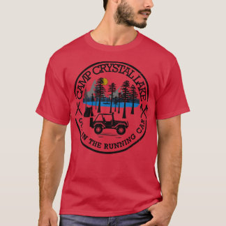 T-shirt Camp Crystal Lake Montez en course