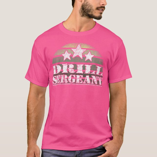 T-shirt Camp d'amorçage militaire du sergent d'entraînemen (Devant)