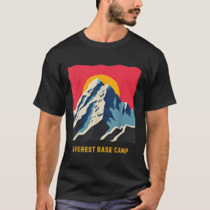 T-shirt Camp de base de l'Everest Himalaya Randonnée en mo
