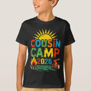 T-shirt Camp de cousins 2026 vacances familiales camping d