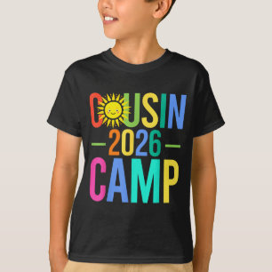 T-shirt Camp de cousins 2026 vacances familiales estivales