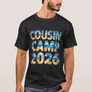 T-shirt Camp de cousins mignons équipage 2026 réunion de f
