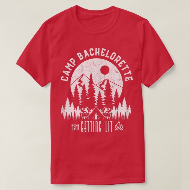 T-shirt Camp de femmes Bachelorette Obtenir Hitler Bride P (Design devant)