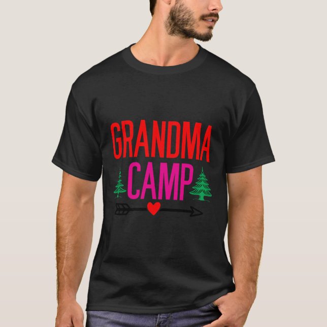 T-shirt Camp de grand-mère (Devant)