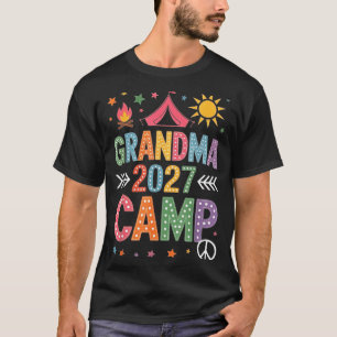 T-shirt Camp de grand-mère 2027 vacances familiales été ca