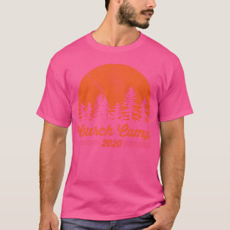 T-shirt Camp de l'église Jésus disciple 2020 Distresse Sun