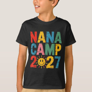 T-shirt Camp de Nana 2027 vacances familiales équipage de 