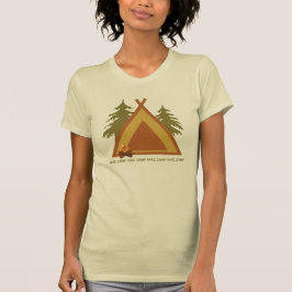 T-shirt Camp de randonnée