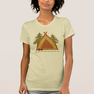 T-shirt Camp de randonnée