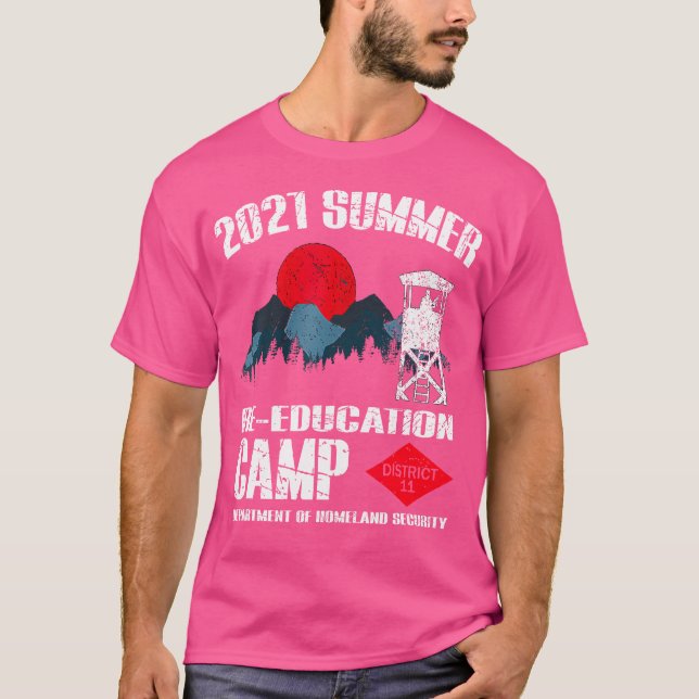 T-shirt Camp de rééducation d'été 2021 Rééducation militai (Devant)