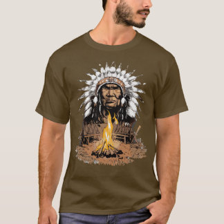 T-shirt Camp des chefs indiens