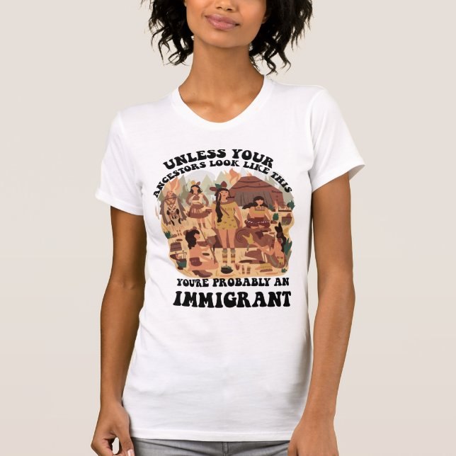 T-shirt Camp des chefs indiens (Devant)