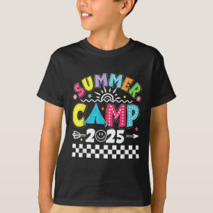 T-shirt Camp d'été 2025 2025 Vacances d'été Matching Fam