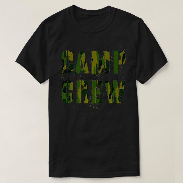 T-shirt CAMP ÉQUIPAGE Camo Été Conseiller Militaire 202 (Design devant)